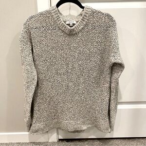 Madewell Women’s Cable Gray Sweater Size Small